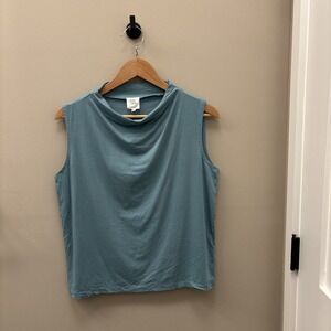 Sustainable Bamboo Top Rove And Libra  Sleeveless Top layered Neck